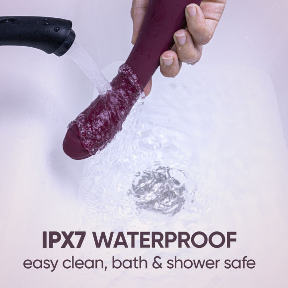 Фиолетовый вибратор Selove CurveRush для симуляции точки G - 20,3 см.