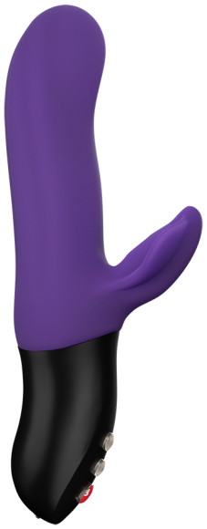 Фиолетовый пульсатор с клиторальным лепестком Bi Stronic Fusion - 21,5 см. Фиолетовый пульсатор с клиторальным лепестком Bi Stronic Fusion - 21,5 см.