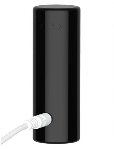 Черная вибропулька на палец Gold Finger в металлическом корпусе Черная вибропулька на палец Gold Finger в металлическом корпусе