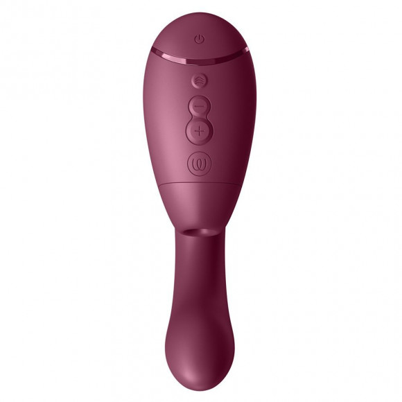 Малиновый двойной стимулятор Womanizer Next Duo