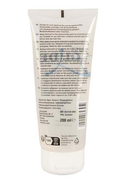 Анальный гель-лубрикант Just Glide Anal - 200 мл.