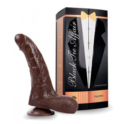 Коричневый фаллоимитатор Skinsation Black Tie Affaire Filippo - 16,8 см. Коричневый фаллоимитатор Skinsation Black Tie Affaire Filippo - 16,8 см.