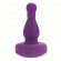 Фиолетовая анальная пробка с 10 функциями
