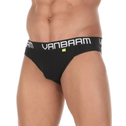 Черные хлопковые трусы-джоки без рисунка Черные хлопковые трусы-джоки без рисунка