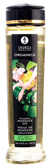 Массажное масло Organica с ароматом зеленого чая - 240 мл. Массажное масло Organica с ароматом зеленого чая - 240 мл.
