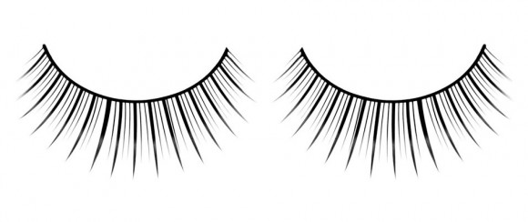 Черные ресницы с чередованием длинных и коротких ресничек Premium Черные ресницы с чередованием длинных и коротких ресничек Premium