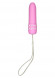 Розовый мини-массажер CRYSTAL MINI VIBE - 11 см.