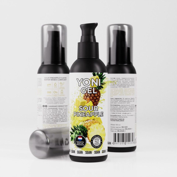 Лубрикант для орального секса SGAN со вкусом кислого ананаса - 100 мл. Лубрикант для орального секса SGAN со вкусом кислого ананаса - 100 мл.