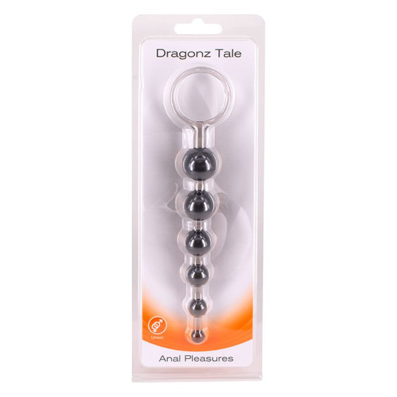 Дымчатая анальная цепочка DRAGONZ TALE ANAL - 20 см. Дымчатая анальная цепочка DRAGONZ TALE ANAL - 20 см.