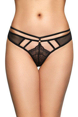 Изящные трусики-стринги с фигурными вырезами Изящные трусики-стринги с фигурными вырезами