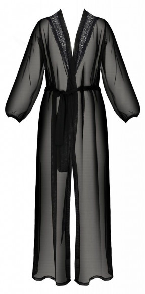 Соблазнительный длинный пеньюар Zinnia Соблазнительный длинный пеньюар Zinnia