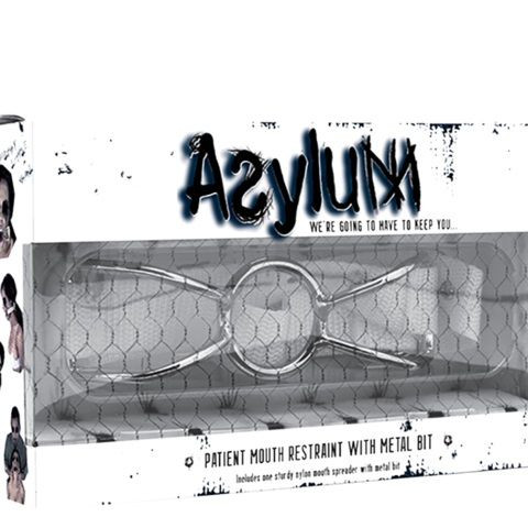 Расширитель для рта Asylum Patient Mouth Restraint with Metal Bit белого цвета Расширитель для рта Asylum Patient Mouth Restraint with Metal Bit белого цвета