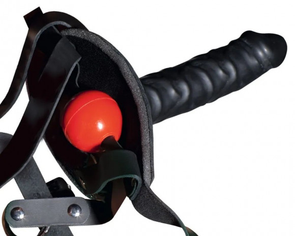 Кляп с фаллоимитатором Кляп с фаллоимитатором