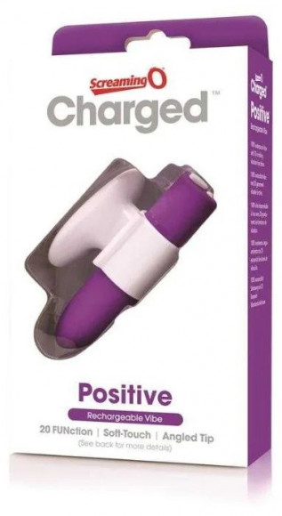 Гладкий мини-вибратор Charged Positive - 10 см. Гладкий мини-вибратор Charged Positive - 10 см.