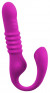 Лиловый вибратор 3 Function Vibrator с функцией фрикций и постукиванием