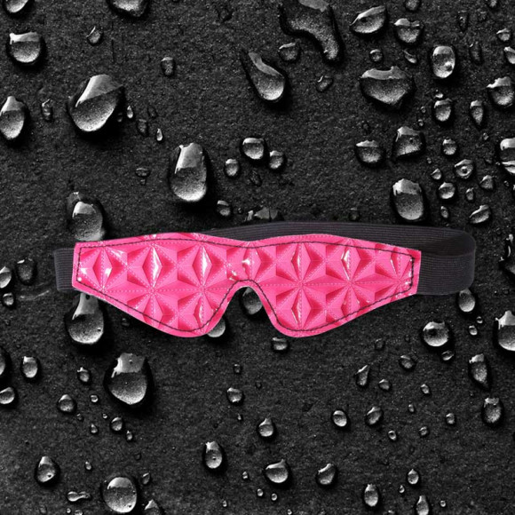 Розовая маска на глаза SINFUL BLIDFOLD Розовая маска на глаза SINFUL BLIDFOLD