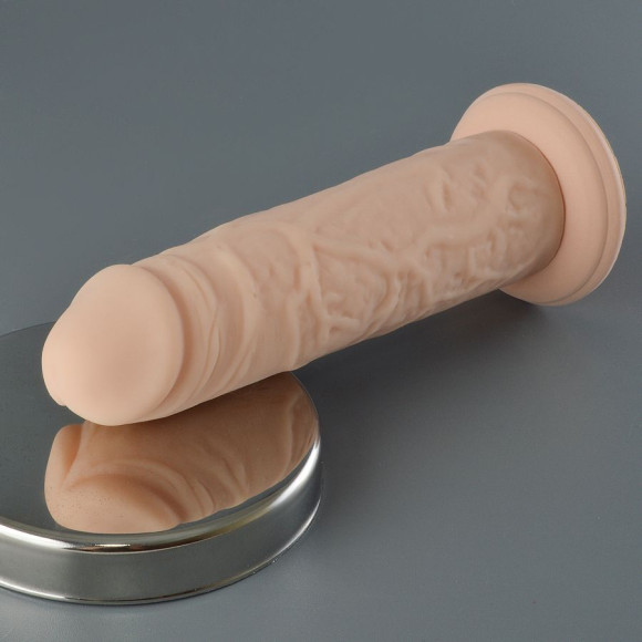 Телесный фаллоимитатор JoyStick на присоске - 15 см. Телесный фаллоимитатор JoyStick на присоске - 15 см.