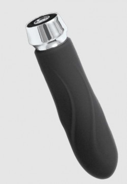 Черная вибропуля DORR Diamond - 10 см. Черная вибропуля DORR Diamond - 10 см.