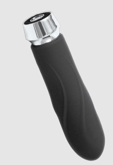 Черная вибропуля DORR Diamond - 10 см. Черная вибропуля DORR Diamond - 10 см.