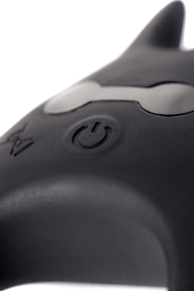 Чёрное эрекционное виброкольцо Erotist из силикона Чёрное эрекционное виброкольцо Erotist из силикона