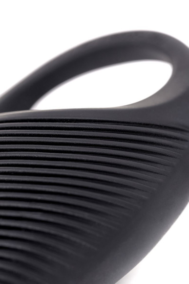 Чёрное эрекционное виброкольцо Erotist из силикона Чёрное эрекционное виброкольцо Erotist из силикона