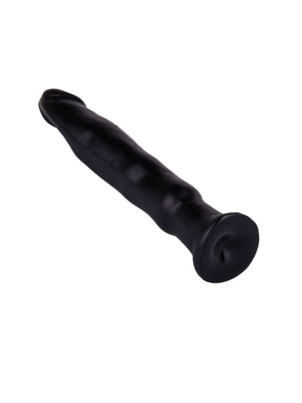 Чёрный анальный фаллоимитатор без мошонки - 14 см. Чёрный анальный фаллоимитатор без мошонки - 14 см.