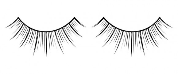 Черные накладные ресницы со срезом елочкой Deluxe Черные накладные ресницы со срезом елочкой Deluxe