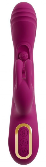 Лиловый вибратор-кролик 2 Function Vibrator Squirting - 22,5 см. Лиловый вибратор-кролик 2 Function Vibrator Squirting - 22,5 см.