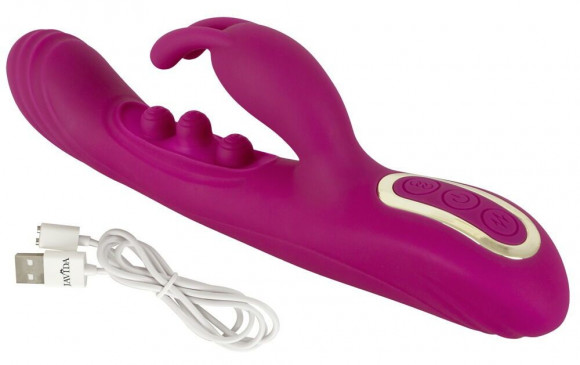 Лиловый вибратор-кролик 2 Function Vibrator Squirting - 22,5 см. Лиловый вибратор-кролик 2 Function Vibrator Squirting - 22,5 см.