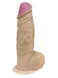 Фаллоимитатор-гигант на присоске - 25 см. Фаллоимитатор-гигант на присоске - 25 см.