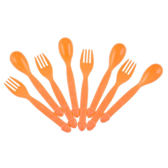 Набор пластиковых столовых приборов «Всё в твоих руках» Набор пластиковых столовых приборов «Всё в твоих руках»