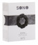 Чёрное эрекционное кольцо SONO №5 Чёрное эрекционное кольцо SONO №5