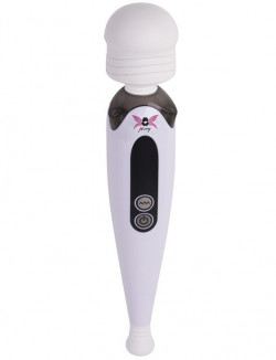 Белый, работающий от сети вибромассажёр Pixey Wand Future - 26,5 см. Белый, работающий от сети вибромассажёр Pixey Wand Future - 26,5 см.