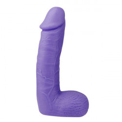Фиолетовый фаллоимитатор XSKIN 6 PVC DONG - 15 см. Фиолетовый фаллоимитатор XSKIN 6 PVC DONG - 15 см.