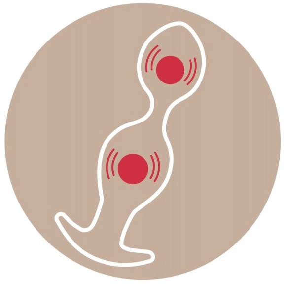 Фиолетово-белые анальные шарики B Balls Duo - 12,5 см. Фиолетово-белые анальные шарики B Balls Duo - 12,5 см.