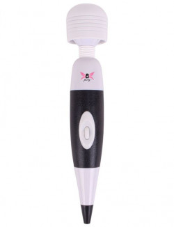 Бело-черный, работающий от USB вибромассажёр Black Edition - 32 см. Бело-черный, работающий от USB вибромассажёр Black Edition - 32 см.