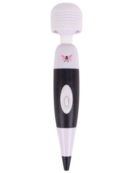 Бело-черный, работающий от USB вибромассажёр Black Edition - 32 см. Бело-черный, работающий от USB вибромассажёр Black Edition - 32 см.