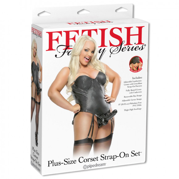 Корсет со страпоном размера Queen Size