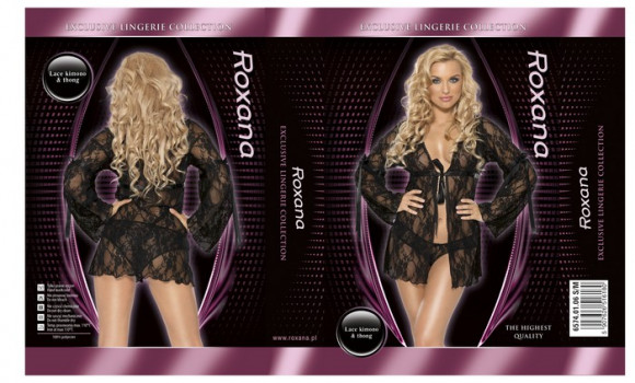 Ажурный пеньюар с длинными рукавами Ажурный пеньюар с длинными рукавами