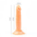 Телесный анальный фаллоимитатор на присоске - 12 см. Телесный анальный фаллоимитатор на присоске - 12 см.