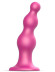 Розовая насадка Strap-On-Me Dildo Plug Beads size S Розовая насадка Strap-On-Me Dildo Plug Beads size S