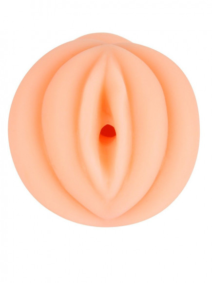 Телесный мастурбатор-вагина с эрекционными кольцами в комплекте Телесный мастурбатор-вагина с эрекционными кольцами в комплекте