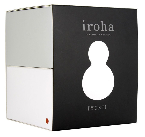 Белый вибромассажер для женщин IROHA YUKI 