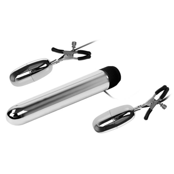 Набор из вибратора и вибростимуляторов для груди