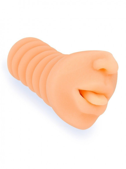 Телесный мастурбатор в виде сексуального ротика Телесный мастурбатор в виде сексуального ротика