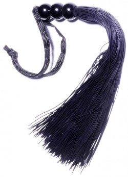 Черная силиконовая плетка - 25,4 см. Черная силиконовая плетка - 25,4 см.