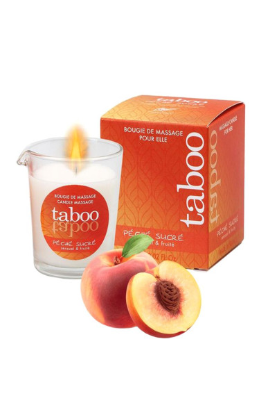 Массажное аромамасло с афродизиаками для женщин RUF Taboo Peche sucre - 60 гр. Массажное аромамасло с афродизиаками для женщин RUF Taboo Peche sucre - 60 гр.