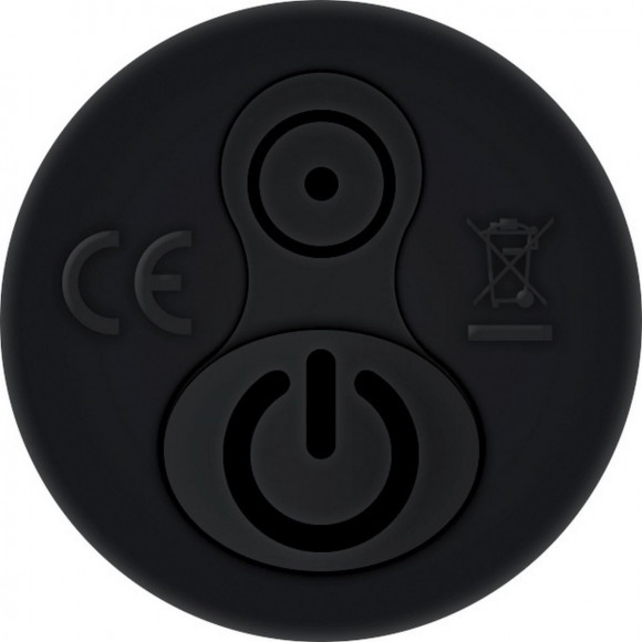 Черная перезаряжаемая вибропуля Bullet Buddy