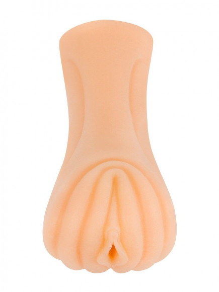 Эластичный мастурбатор в виде вагины телесного цвета Эластичный мастурбатор в виде вагины телесного цвета