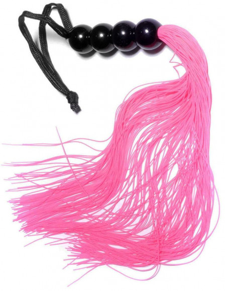 Розовая силиконовая плеть - 35,5 см. Розовая силиконовая плеть - 35,5 см.